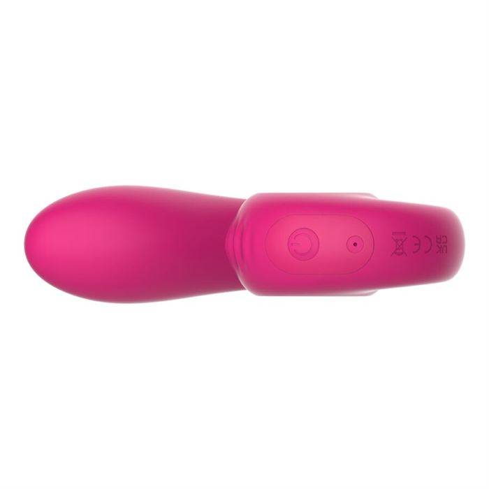 SNAIL VIBE - GIZI LITE VIBRADOR ROSA DUPLO PARA PONTO G E CLITÃRIS