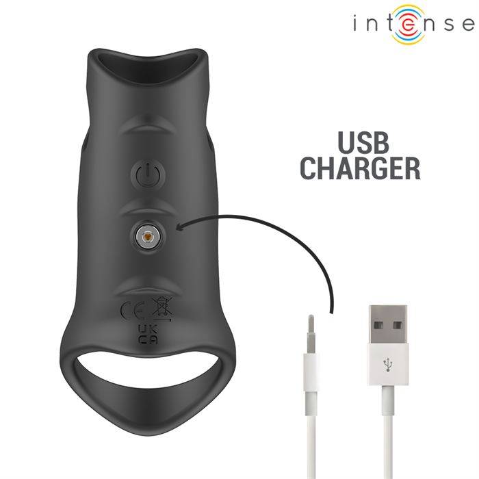 INTENSE - JEROME ADJUSTABLE VIBRATING PENIS RING MODEL 12