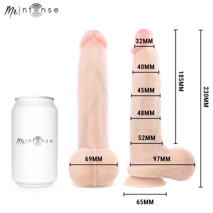 MR INTENSE - BRUCE L DILDO SILICONE 23 CM -Ã- 5.2 CM