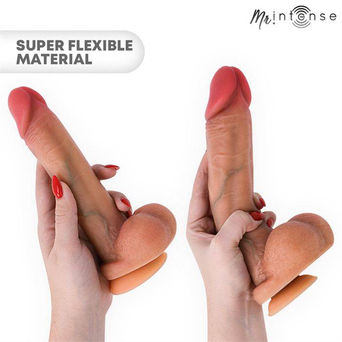 MR INTENSE - GARY M ULTRA-REALISTIC SILICONE COCK WITH TESTICLES 20 CM -Ã- 4.2 CM