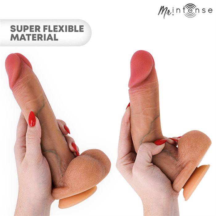 MR INTENSE - GARY L ULTRA-REALISTIC SILICONE COCK WITH TESTICLES 23 CM - Ã- 4.7 CM