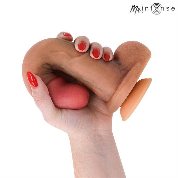 MR INTENSE - GARY L ULTRA-REALISTIC SILICONE COCK WITH TESTICLES 23 CM - Ã- 4.7 CM