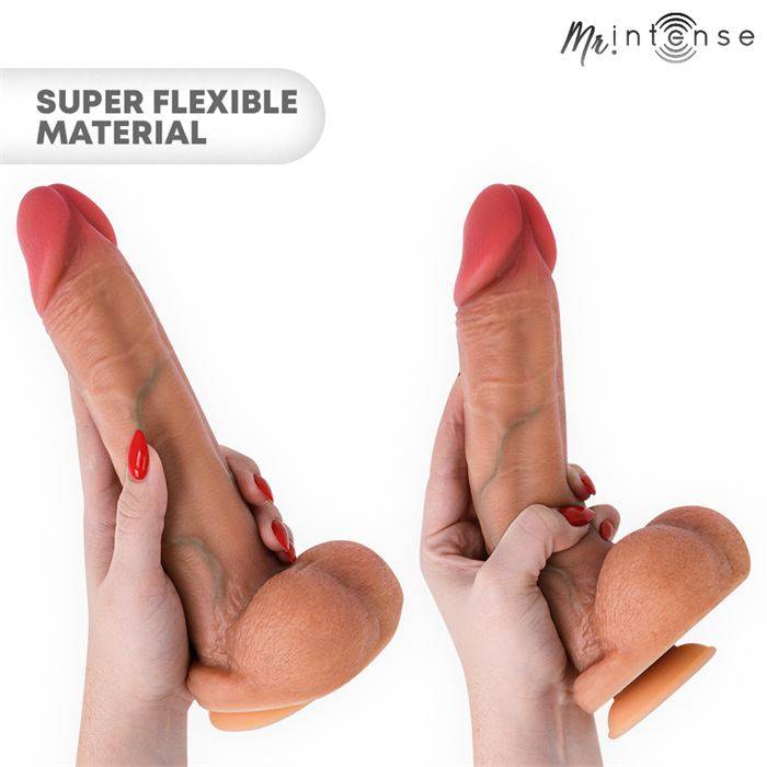 MR INTENSE - GARY XL ULTRA-REALISTIC SILICONE COCK WITH TESTICLES 25.5 CM -Ã- 5.1 CM