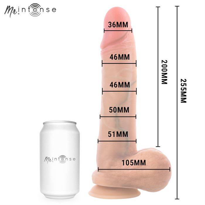 MR INTENSE - GARY XL ULTRA-REALISTIC SILICONE COCK WITH TESTICLES 25.5 CM -Ã- 5.1 CM