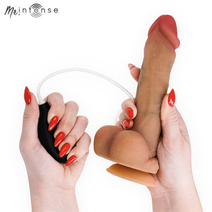 MR INTENSE - DANNY ULTRA-REALISTIC SQUIRTING COCK WITH TESTICLES 20.5 CM -Ã- 4 CM