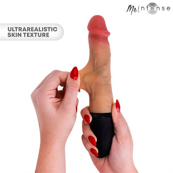 MR INTENSE - JEAN UP&DOWN VIBRATOR WITH HEAT EFFECT 24 CM -Ã- 3.8 CM