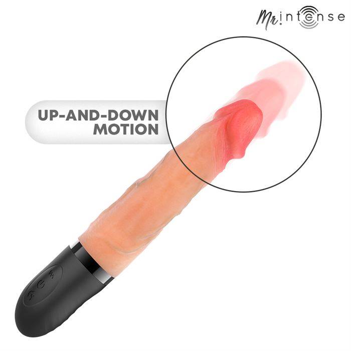 MR INTENSE - JEAN UP&DOWN VIBRATOR WITH HEAT EFFECT 24 CM -Ã- 3.8 CM