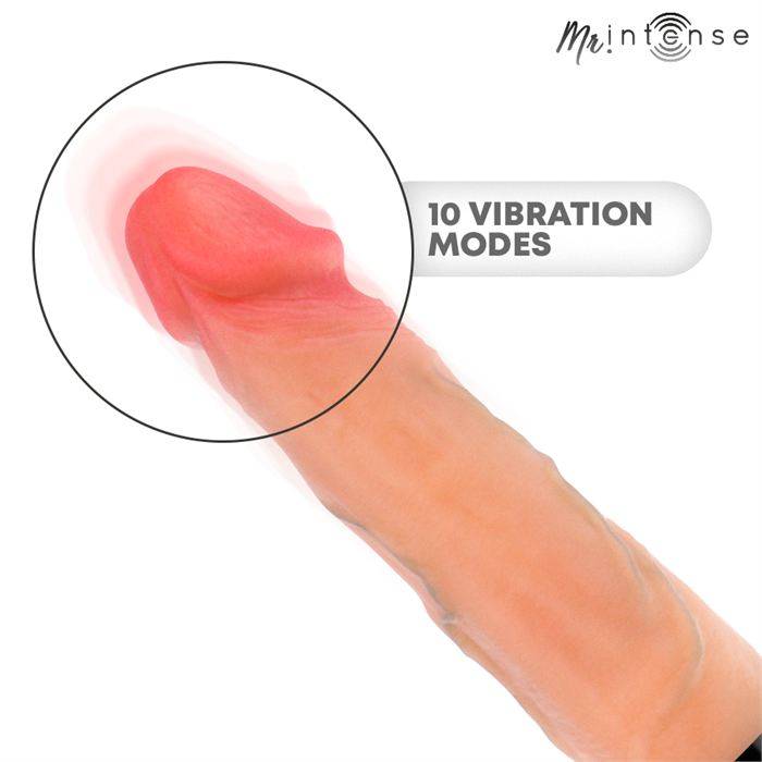 MR INTENSE - JEAN UP&DOWN VIBRATOR WITH HEAT EFFECT 24 CM -Ã- 3.8 CM