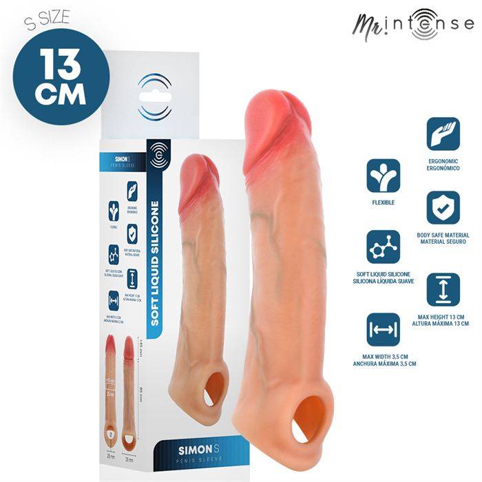 MR INTENSE - SIMON S SILICONE PENIS COVER 13 CM -Ã- 4 CM