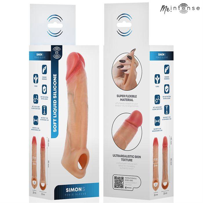 MR INTENSE - SIMON S SILICONE PENIS COVER 13 CM -Ã- 4 CM