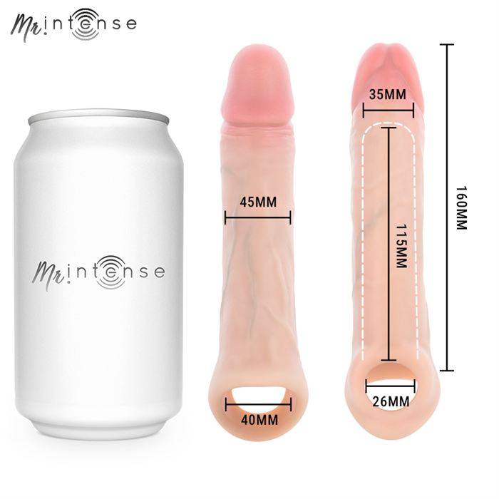 MR INTENSE - SIMON L SILICONE PENIS COVER 16 CM -Ã- 4.5 CM