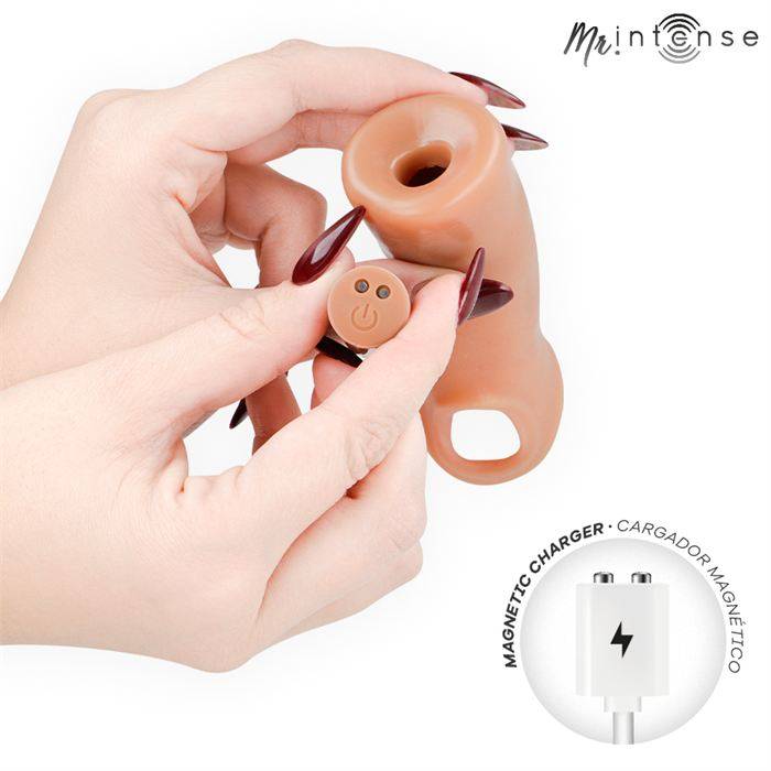 MR INTENSE - ARNOLD M ULTRA-REALISTIC VIBRATING PENIS SLEEVE 14.5 CM -Ã- 4 CM