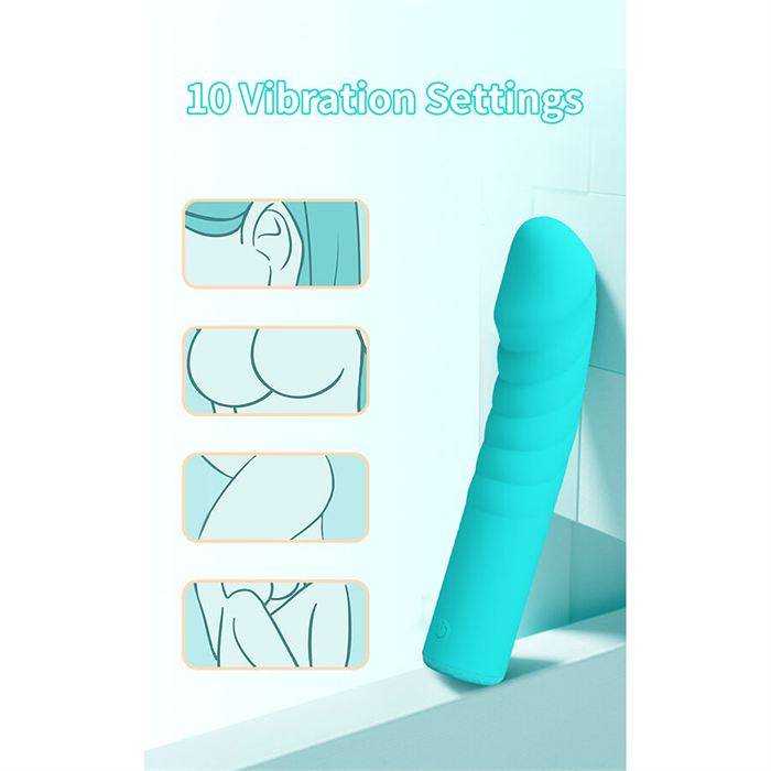 PRETTY LOVE - RYLAN VIBRADOR AZUL PARA PONTO G