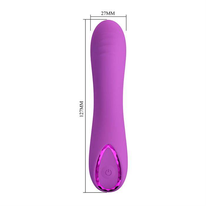 PRETTY LOVE - DJ DICK VIBRADOR ROXO PARA PONTO G
