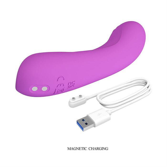 PRETTY LOVE - DJ DICK VIBRADOR ROXO PARA PONTO G