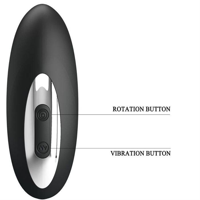 MR PLAY - MASSAGEADOR DE PRÃSTATA COM ROTAÃÃO E VIBRAÃÃO