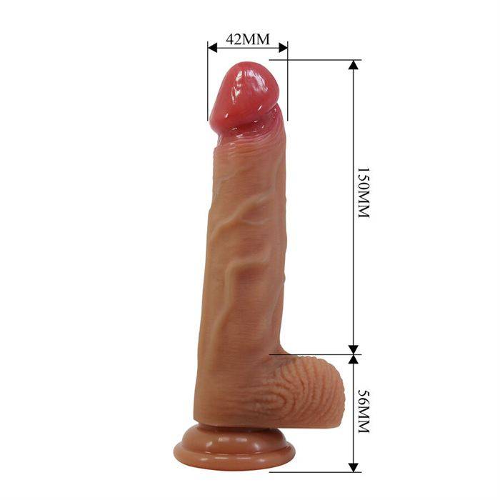 PRETTY LOVE - LISLE DILDO REALISTA COM VENTOSA 20,6 CM -Ã- 4,2 CM