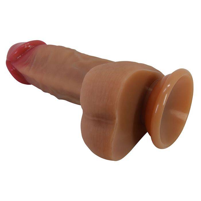PRETTY LOVE - CURTIS DILDO REALISTA COM VENTOSA 17,3 CM -Ã- 4,2 CM