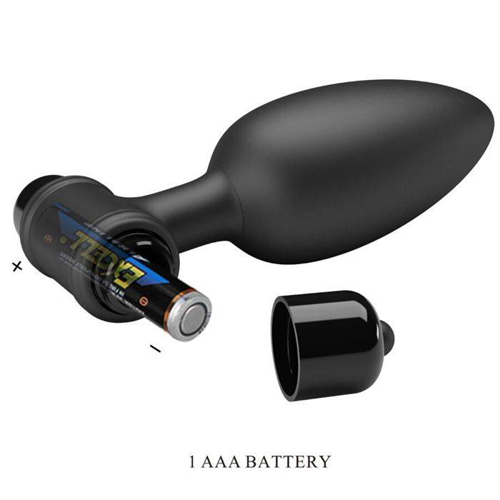 MR PLAY - PLUG ANAL SUPER POWER COM VIBRAÃÃO
