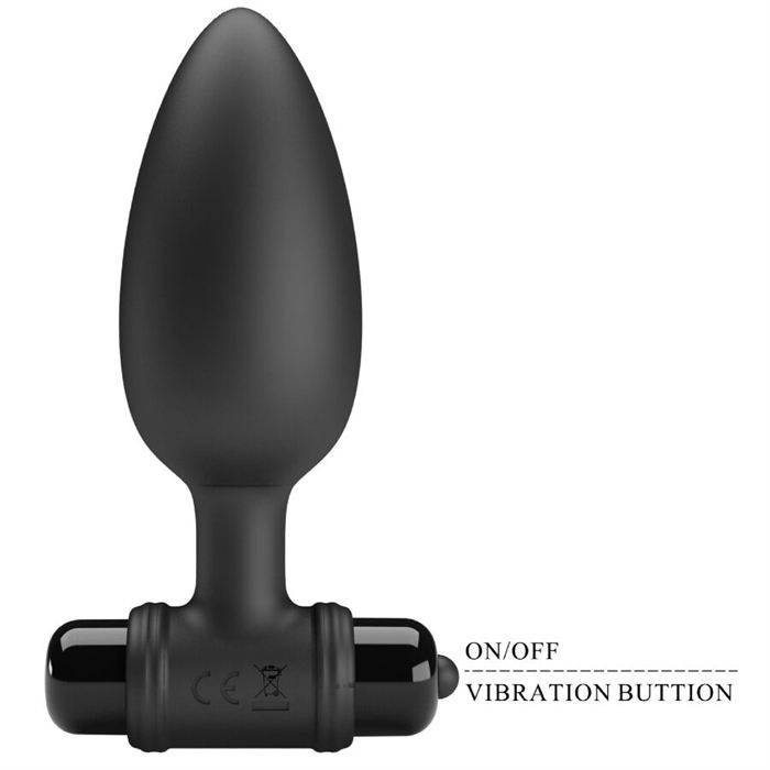 MR PLAY - PLUG ANAL SUPER POWER COM VIBRAÃÃO