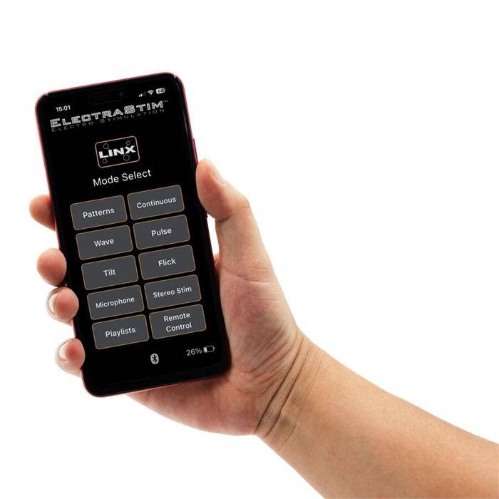 ELECTRASTIM - LINX ESTIMULADOR ELÃTRICO DE CANAL DUPLO COM APLICATIVO E CONTROLE REMOTO