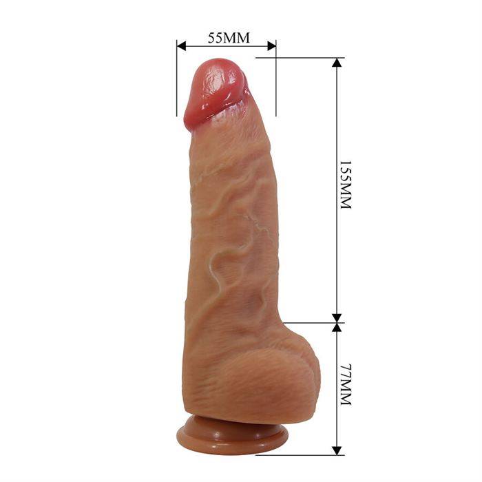 PRETTY LOVE - NAJM DILDO REALISTA COM VENTOSA 23,2 CM -Ã- 5,5 CM