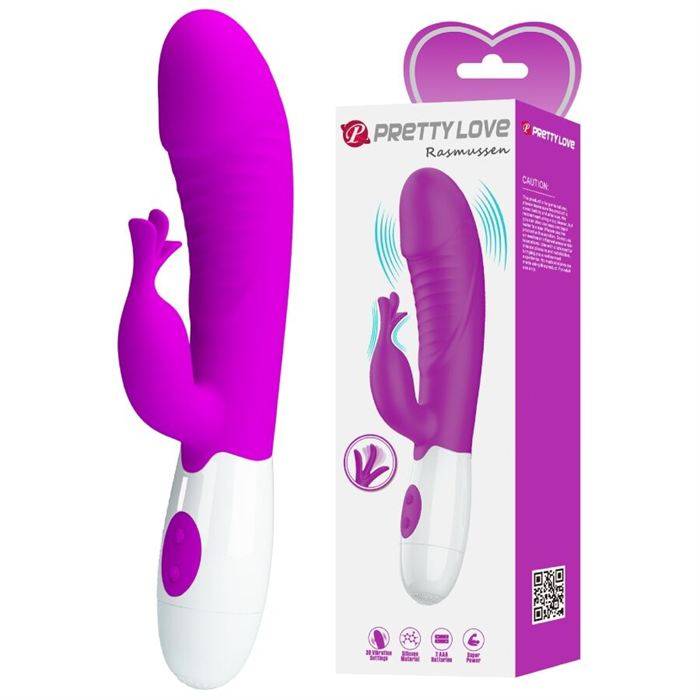 PRETTY LOVE - RASMUSSEN VIBRADOR DE PONTO G ROXO