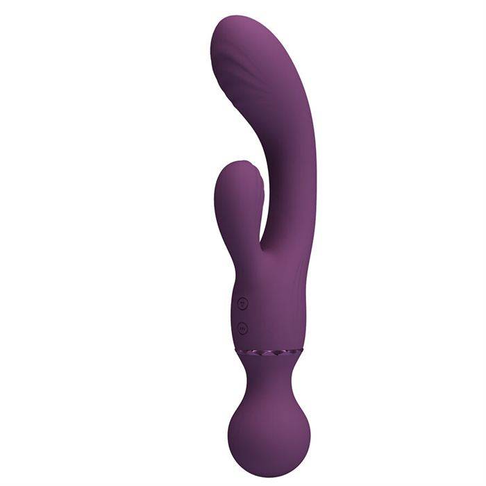 PRETTY LOVE - VIBRADOR ROXO PARA PONTO G, VERSÃTIL E COMPLETO