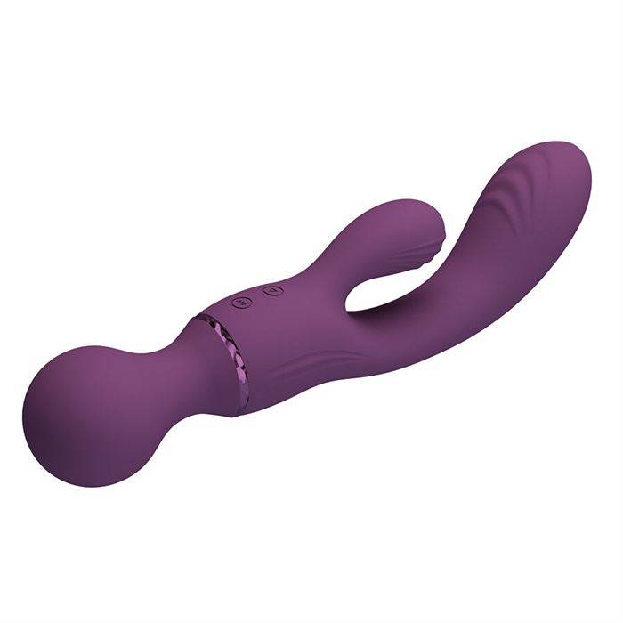 PRETTY LOVE - VIBRADOR ROXO PARA PONTO G, VERSÃTIL E COMPLETO