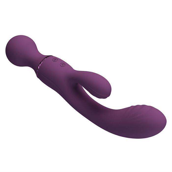 PRETTY LOVE - VIBRADOR ROXO PARA PONTO G, VERSÃTIL E COMPLETO