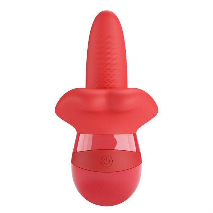 PRETTY LOVE - OBELIA VIBRADOR DE LÃNGUA COM MOVIMENTO ORBITAL