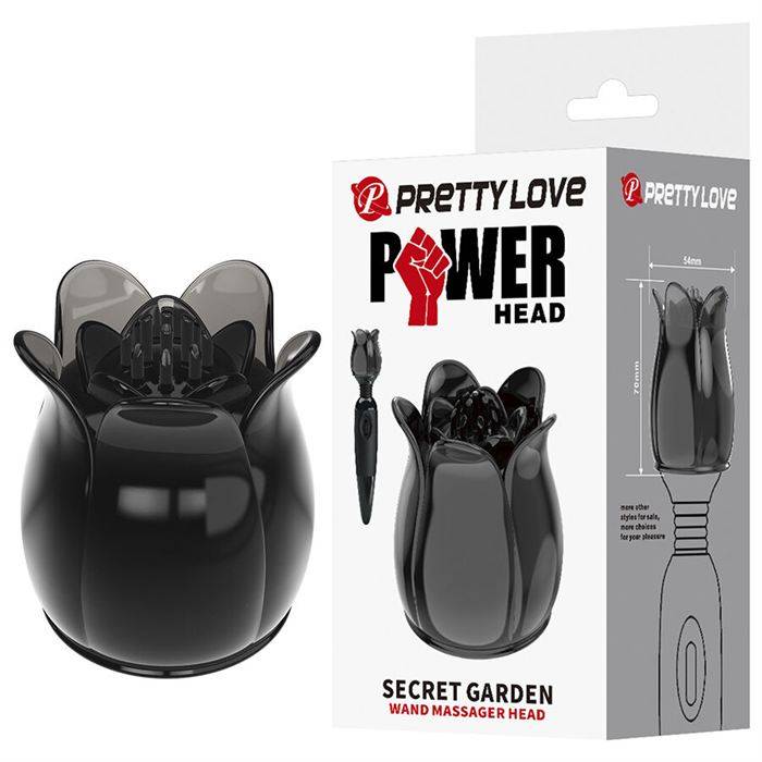 PRETTY LOVE - SECRET GARDEN CABEÃA DE MASSAGEM PRETA