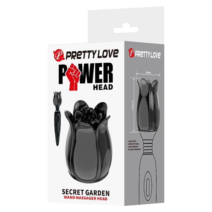PRETTY LOVE - SECRET GARDEN CABEÃA DE MASSAGEM PRETA