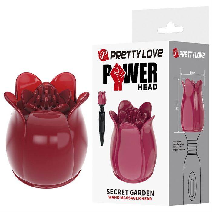 PRETTY LOVE - SECRET GARDEN CABEÃA DE MASSAGEM ROSA