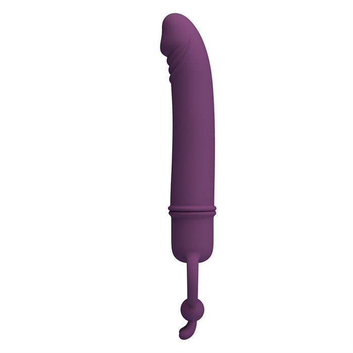 PRETTY LOVE - CORA VIBRADOR EM FORMATO DE PÃNIS COM ANEL DE RESISTÃNCIA