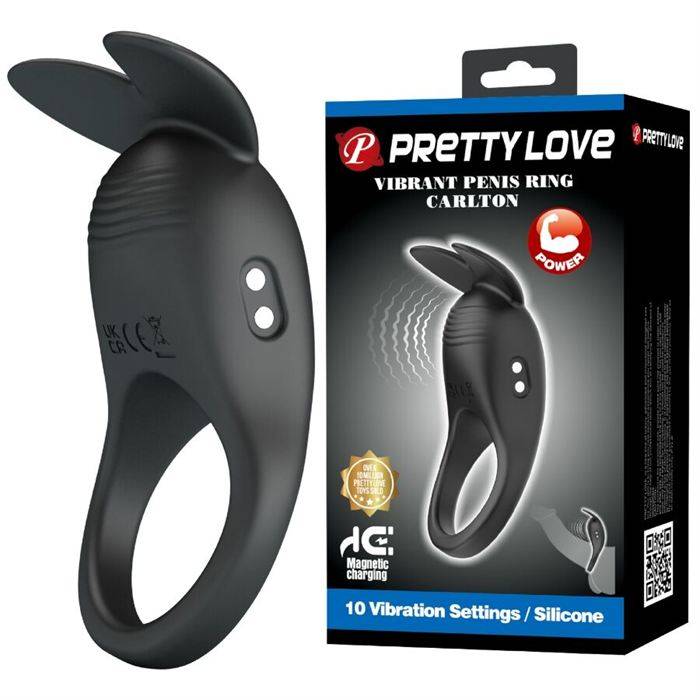 PRETTY LOVE - CARLTON ANEL PENIANO COM ESTIMULADOR CLITÃRICO