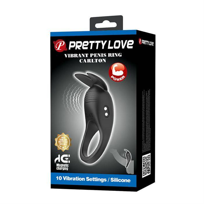PRETTY LOVE - CARLTON ANEL PENIANO COM ESTIMULADOR CLITÃRICO