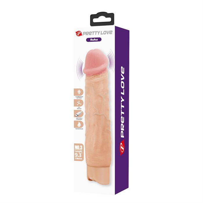 PRETTY LOVE - RUFUS VIBRADOR FLEXÃVEL E REALISTA