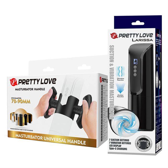 PRETTY LOVE - LARISSA MASTURBADOR DE SUCÃÃO COM VIBRAÃÃO + SUPORTE