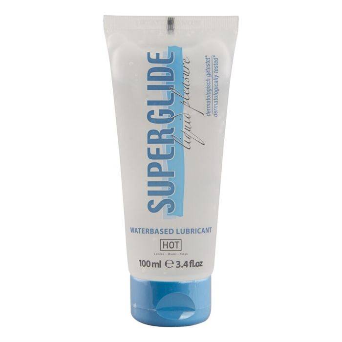 HOT - SUPERGLIDE LUBRIFICANTE Ã BASE DE ÃGUA 100 ML