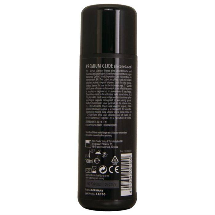 HOT - LUBRIFICANTE PREMIUM SILICONE GLIDE Ã BASE DE SILICONE 100 ML