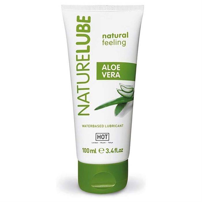 HOT - NATURE LUBE Ã BASE DE ÃGUA COM ALOE VERA 100 ML