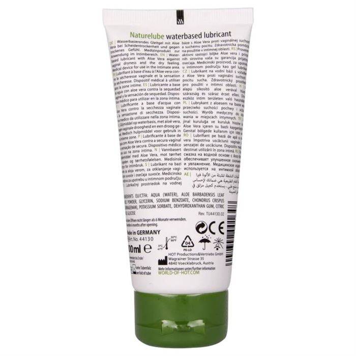 HOT - NATURE LUBE Ã BASE DE ÃGUA COM ALOE VERA 100 ML