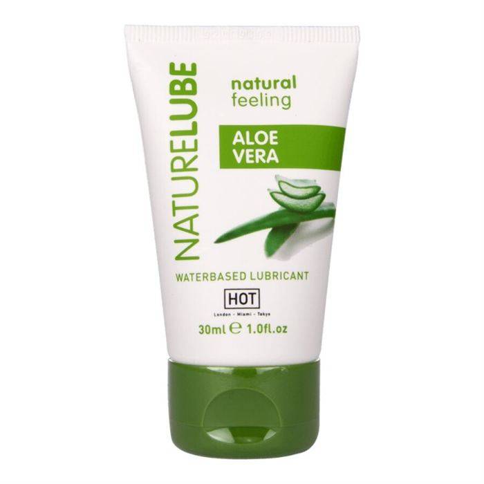 HOT - NATURE LUBE Ã BASE DE ÃGUA COM ALOE VERA 30 ML
