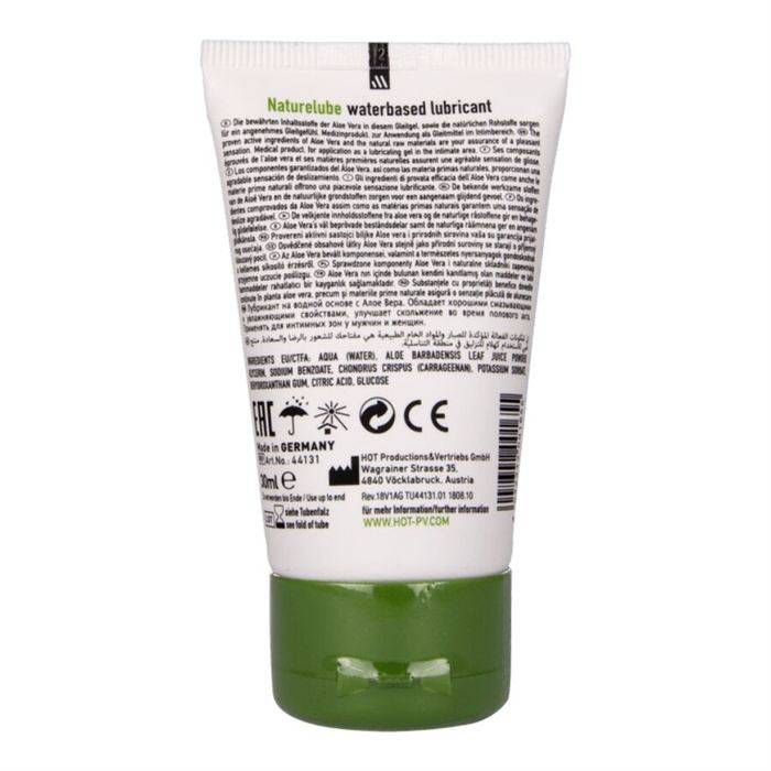 HOT - NATURE LUBE Ã BASE DE ÃGUA COM ALOE VERA 30 ML