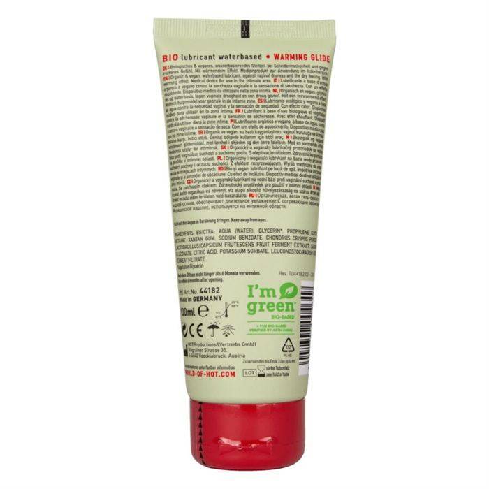 HOT - BIOLUBRIFICANTE Ã BASE DE ÃGUA COM AQUECIMENTO 100 ML