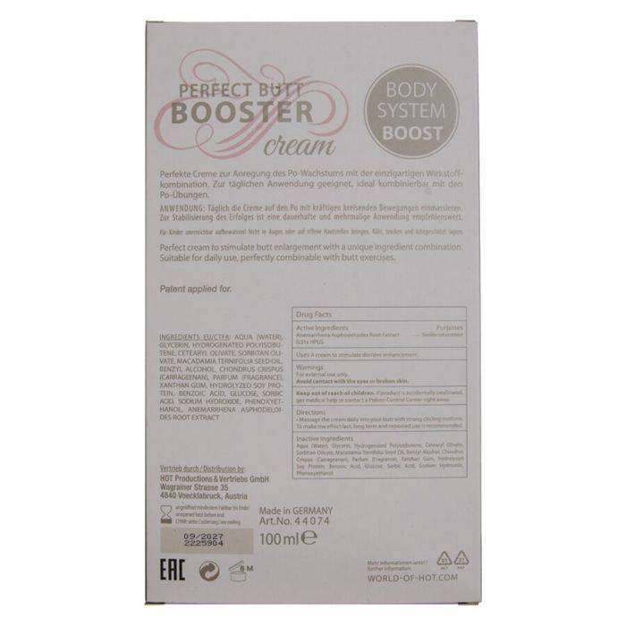HOT - CREME PARA AUMENTAR O BUMBUM XXL 100 ML