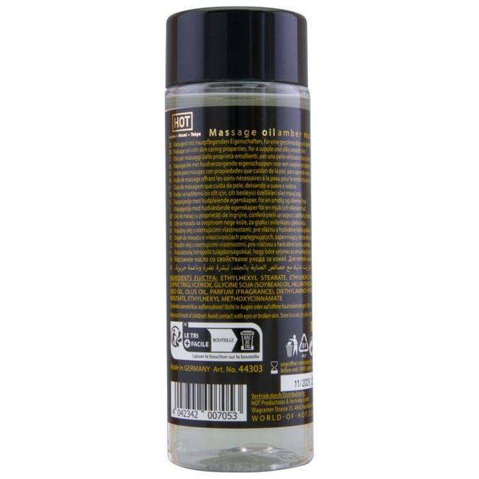 HOT - LEO DE MASSAGEM ÃMBAR E ALMÃSCAR 100 ML