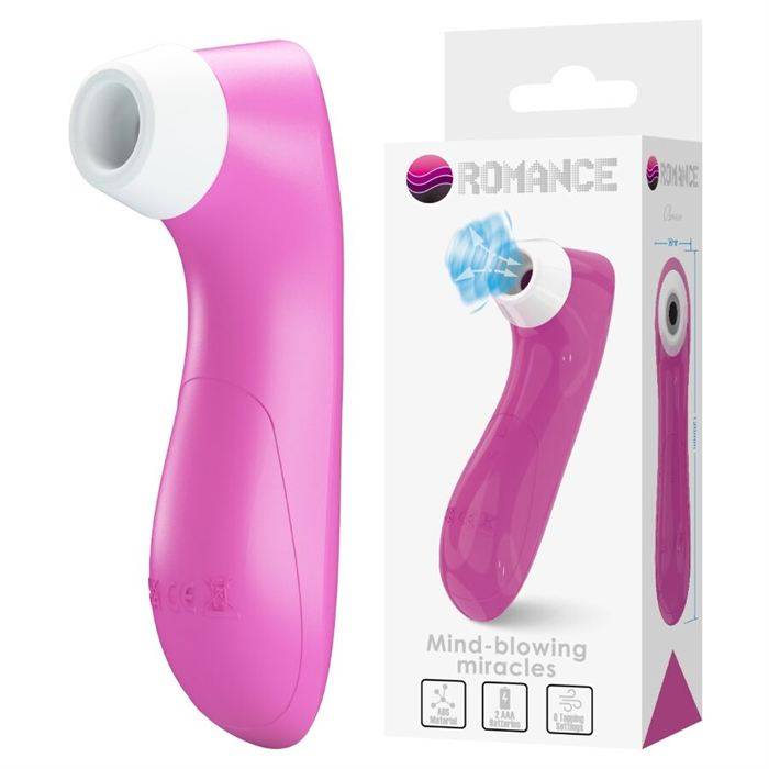 ROMANCE - DISPOSITIVO DE SUCÃÃO CLITORIAL COM TECNOLOGIA DE PULSAÃÃO ROSA