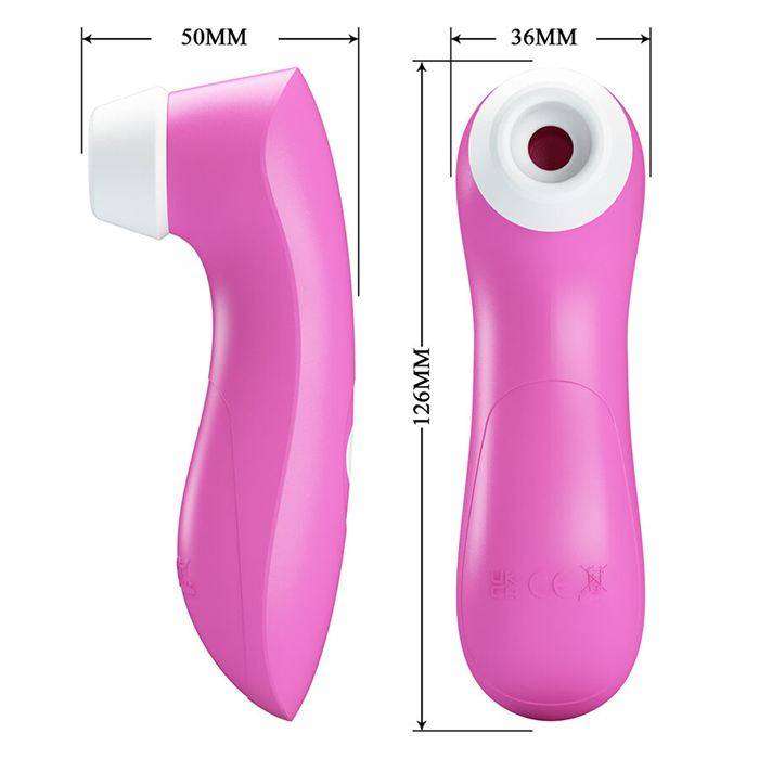 ROMANCE - DISPOSITIVO DE SUCÃÃO CLITORIAL COM TECNOLOGIA DE PULSAÃÃO ROSA